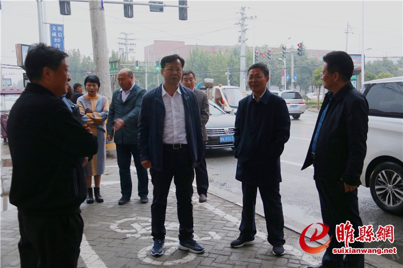 曹广阔调研我县“创文”工作